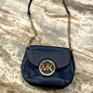 Michael Kors Navy Blue Crossbody Bag